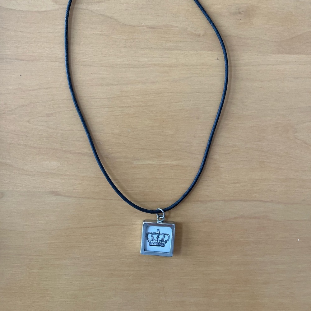 Pick Up Sticks Leather Cord Collage Necklace - Picture 2 of 7